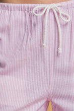 Lt.Pink Linen Wide-Leg Pants